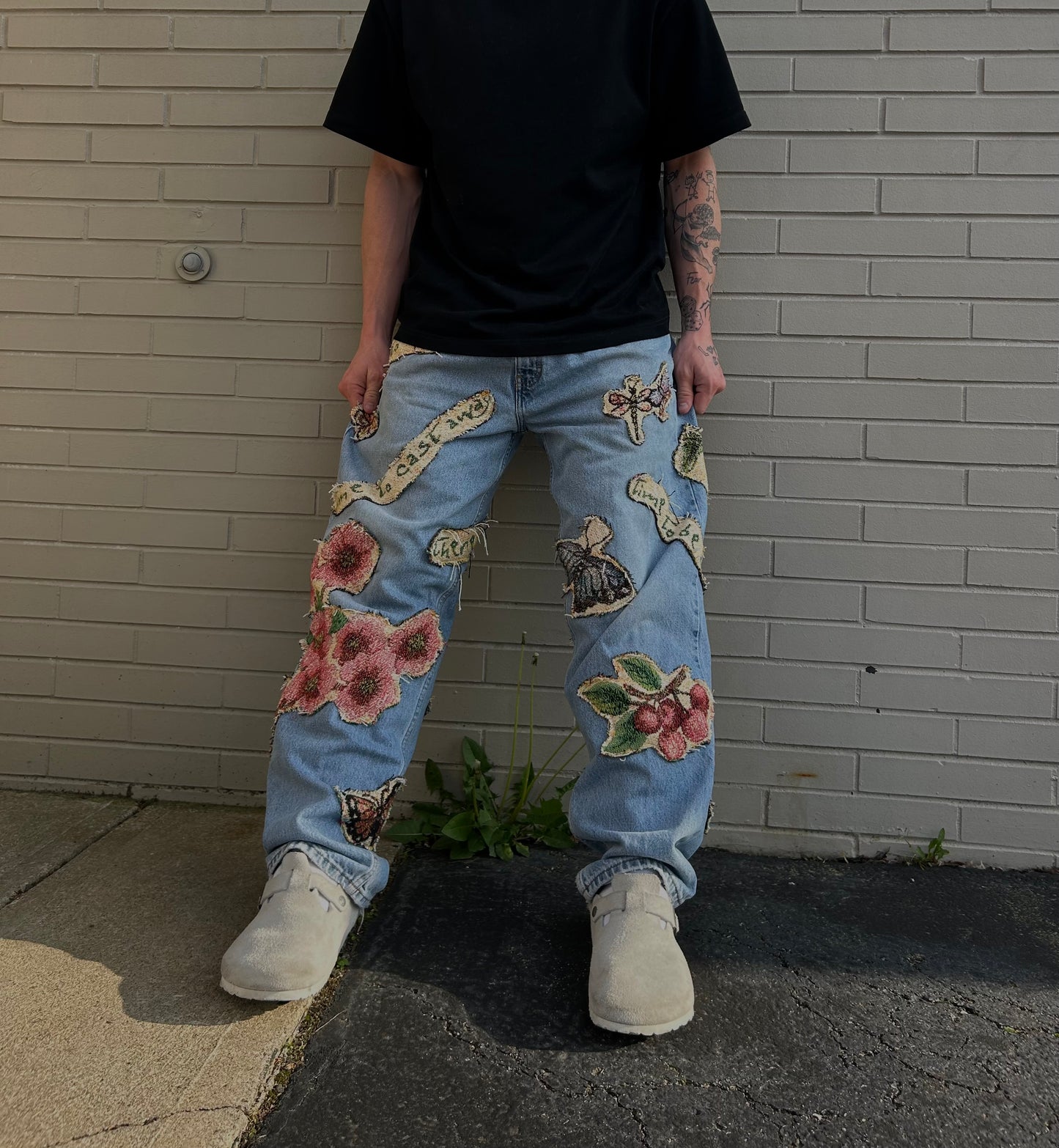 'NATURE BOY' PATCHWORK DENIM