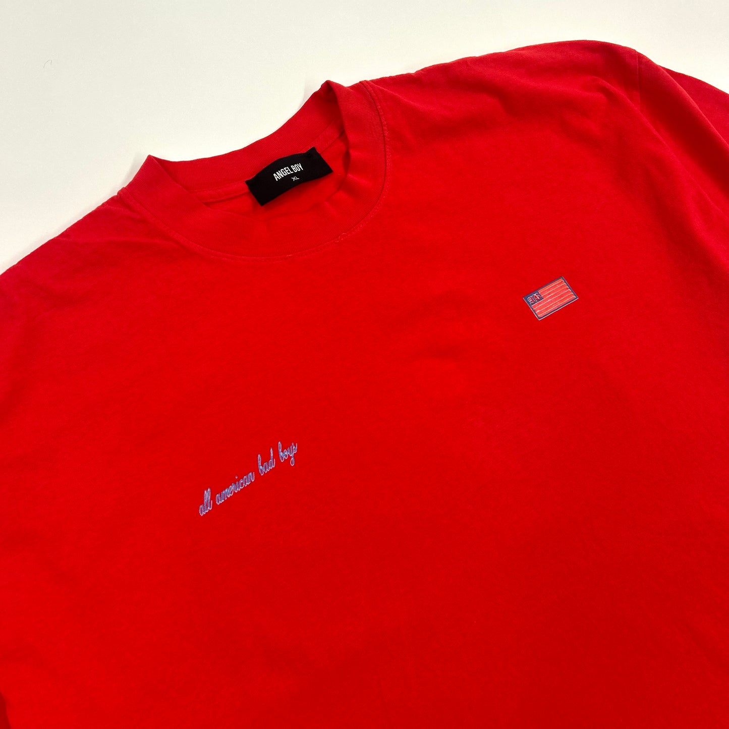 RED ALL AMERICAN STAPLE TEE