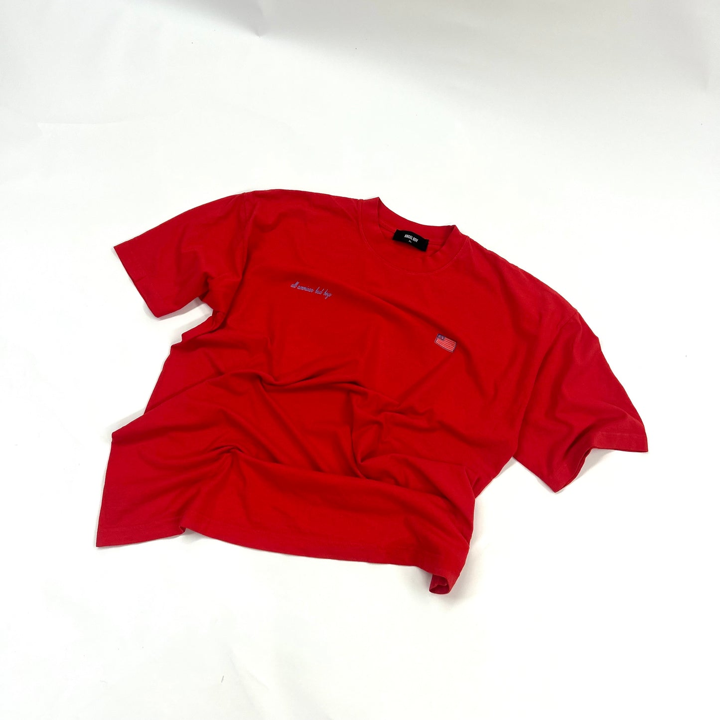 RED ALL AMERICAN STAPLE TEE