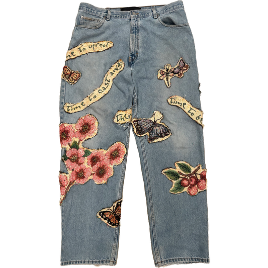 'NATURE BOY' PATCHWORK DENIM