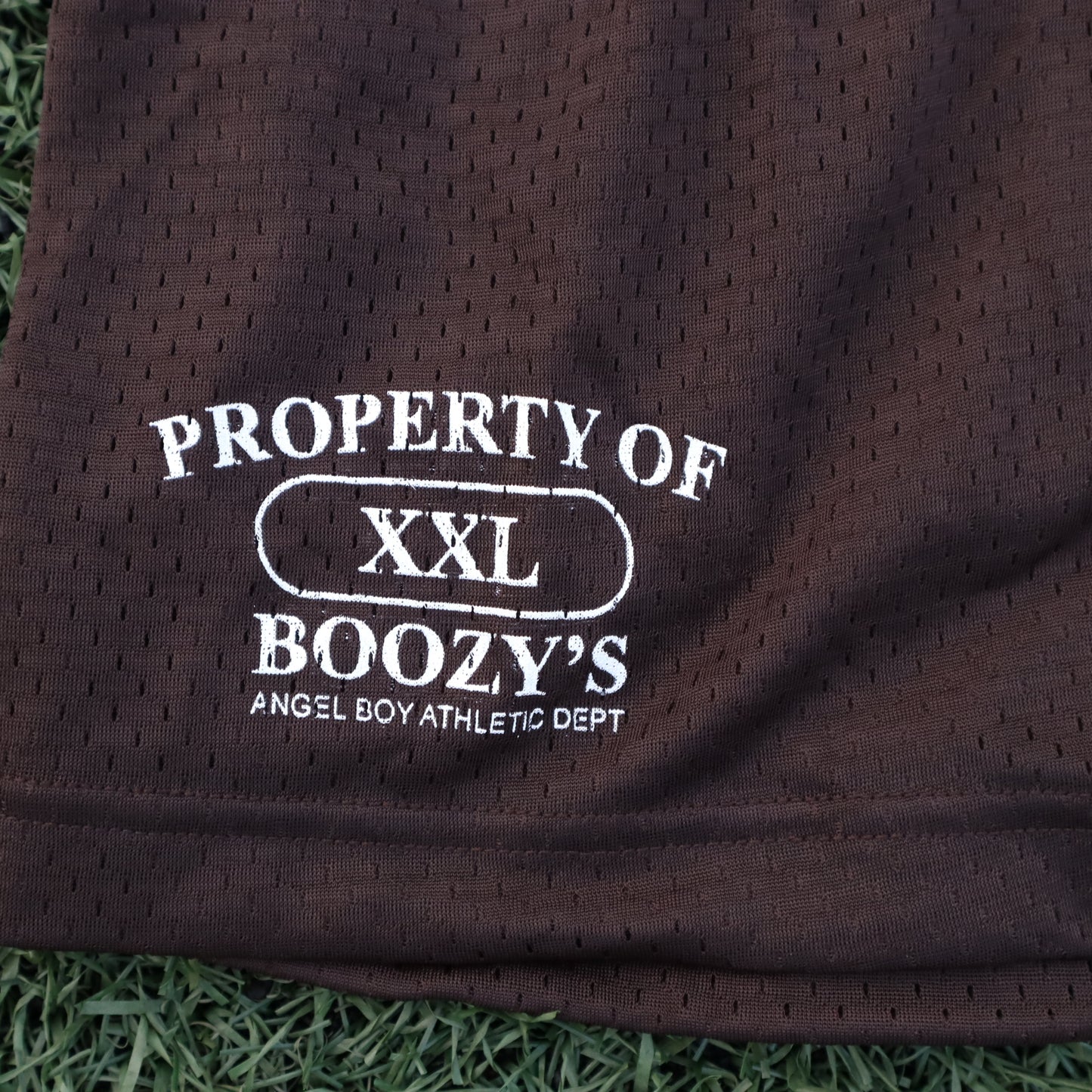 BOOZY'S BROWN ATHLETIC SHORTS