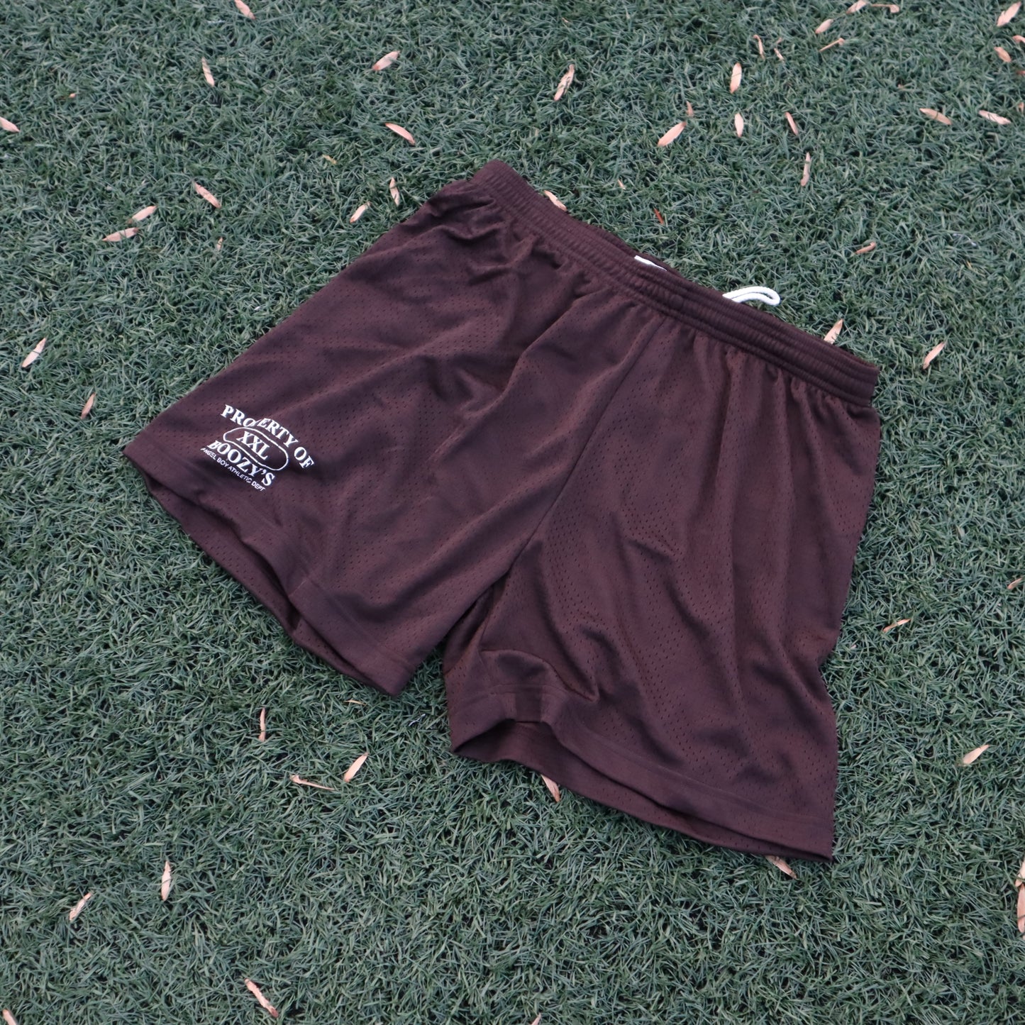 BOOZY'S BROWN ATHLETIC SHORTS