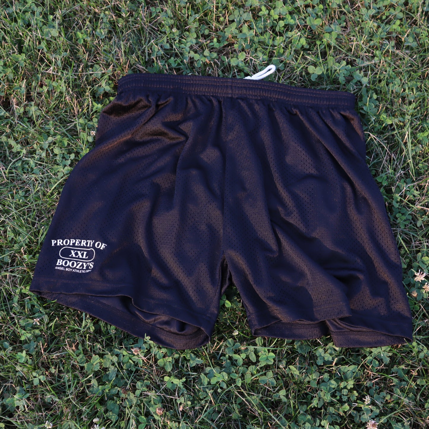 BOOZY'S BLACK ATHLETIC SHORTS